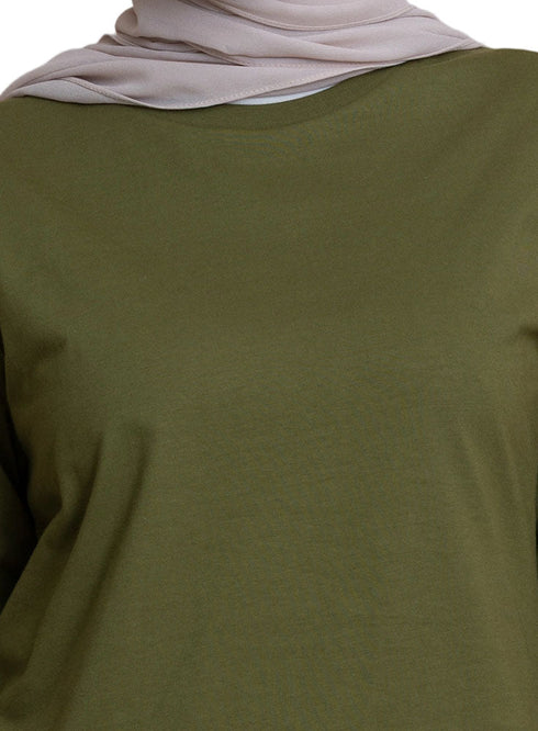 Smoke Green Long - Sleeve - Khotwh